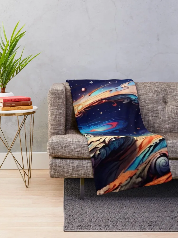 Destiny 48 - The meaning of the universe and fate v.5 Throw Blanket For Decorative Sofa Personalized Gift Sofa Blankets