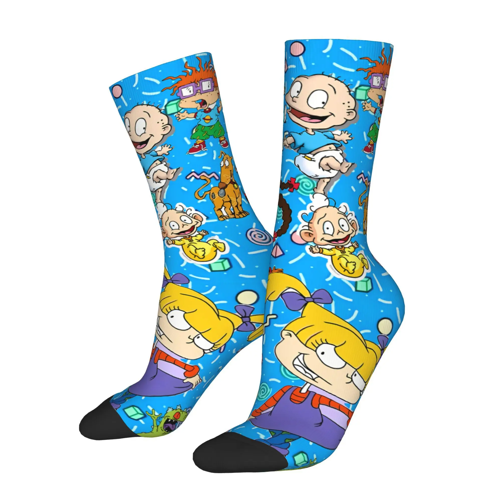 

Cartoon Rugrats Sock Printed Man Polyester