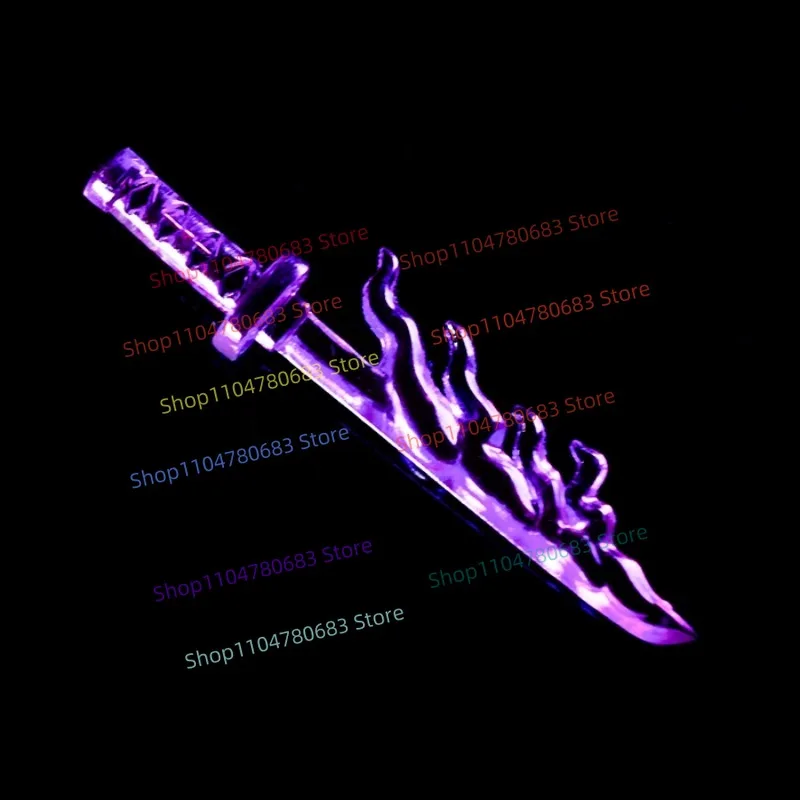 MOC 블록 미니 블록 피규어 만화 애니메이션 액세서리 무기 유령 칼 장식 모델 장난감 선물