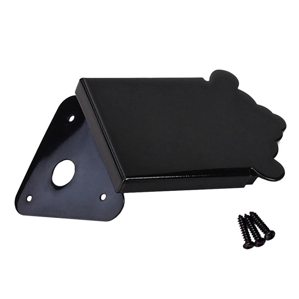 

Metal Triangle Mandolin Tailpiece Black Durable Removable Coverplate Upgrade For Guitar Mandolin Parts Fast String Changes Tone