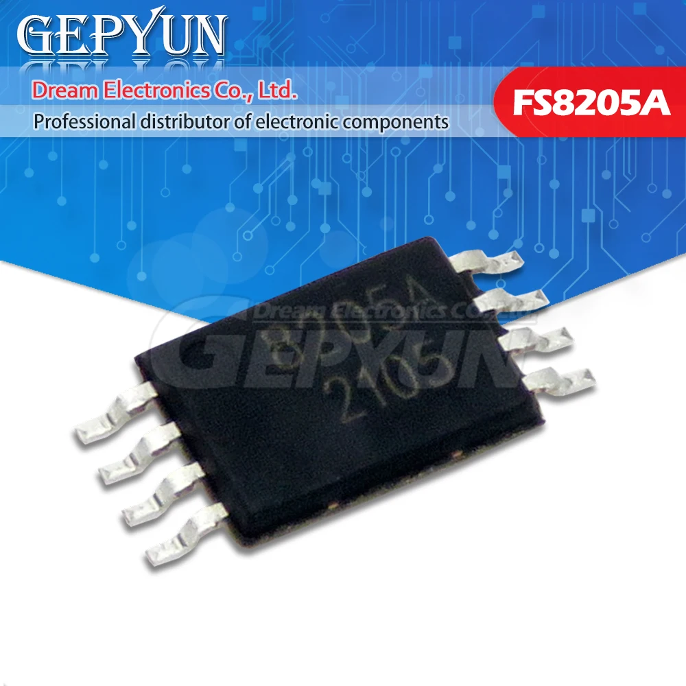 10pcs FS8205A TSSOP8 FS8205 CEG8205A CEG8205 TSSOP 8205 8205A new and original