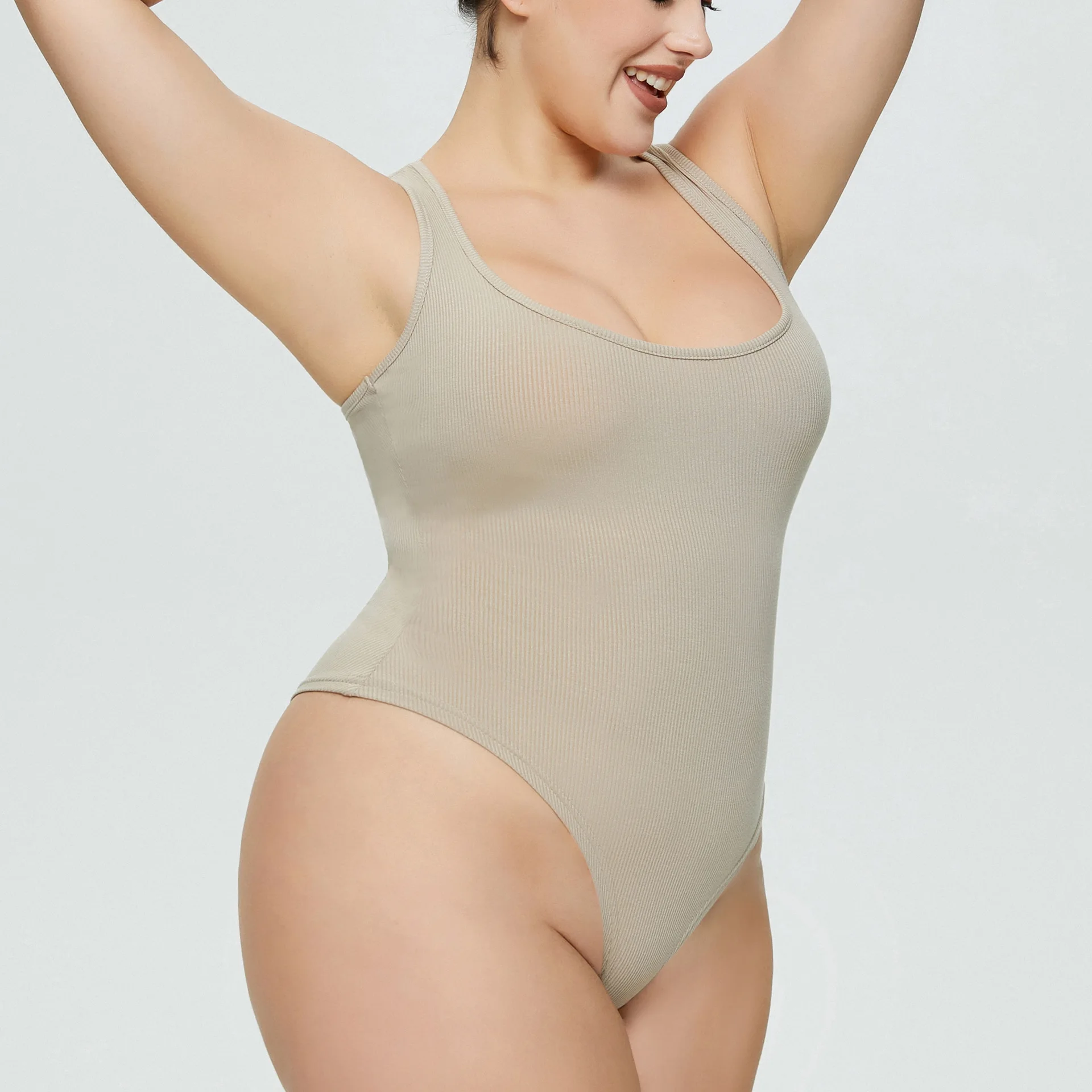 Body Sexy con Tanga para mujer, ropa moldeadora de cuerpo completo, Control de barriga, adelgazante vaina, elevador de glúteos, realce de muslos, adelgazador de Abdomen