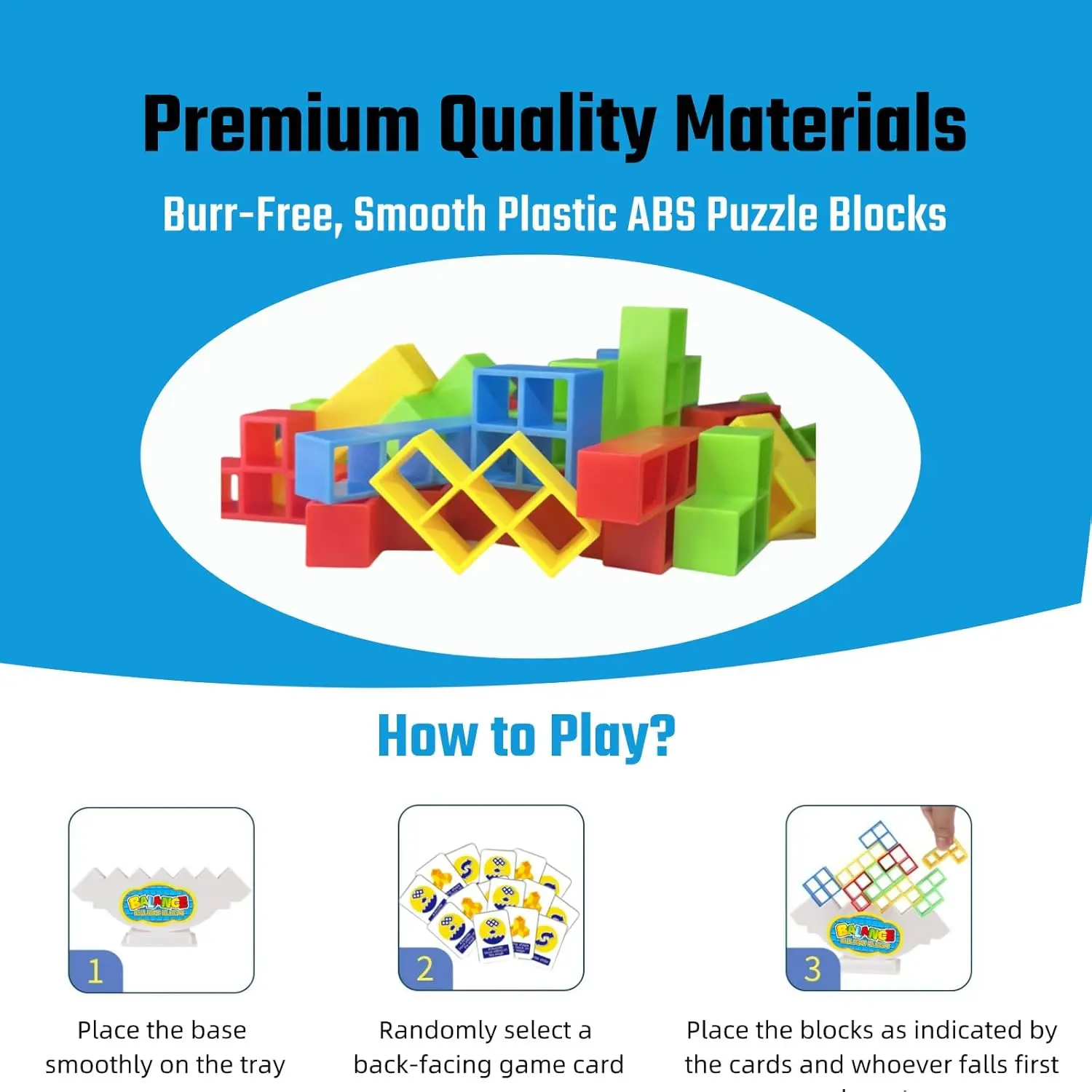 テトラタワー スタックゲーム STEM おもちゃ 子供用 ファミリーナイトパーティー 屋内アクティビティ 教育バランススタッキングブロック 対象年齢 6+