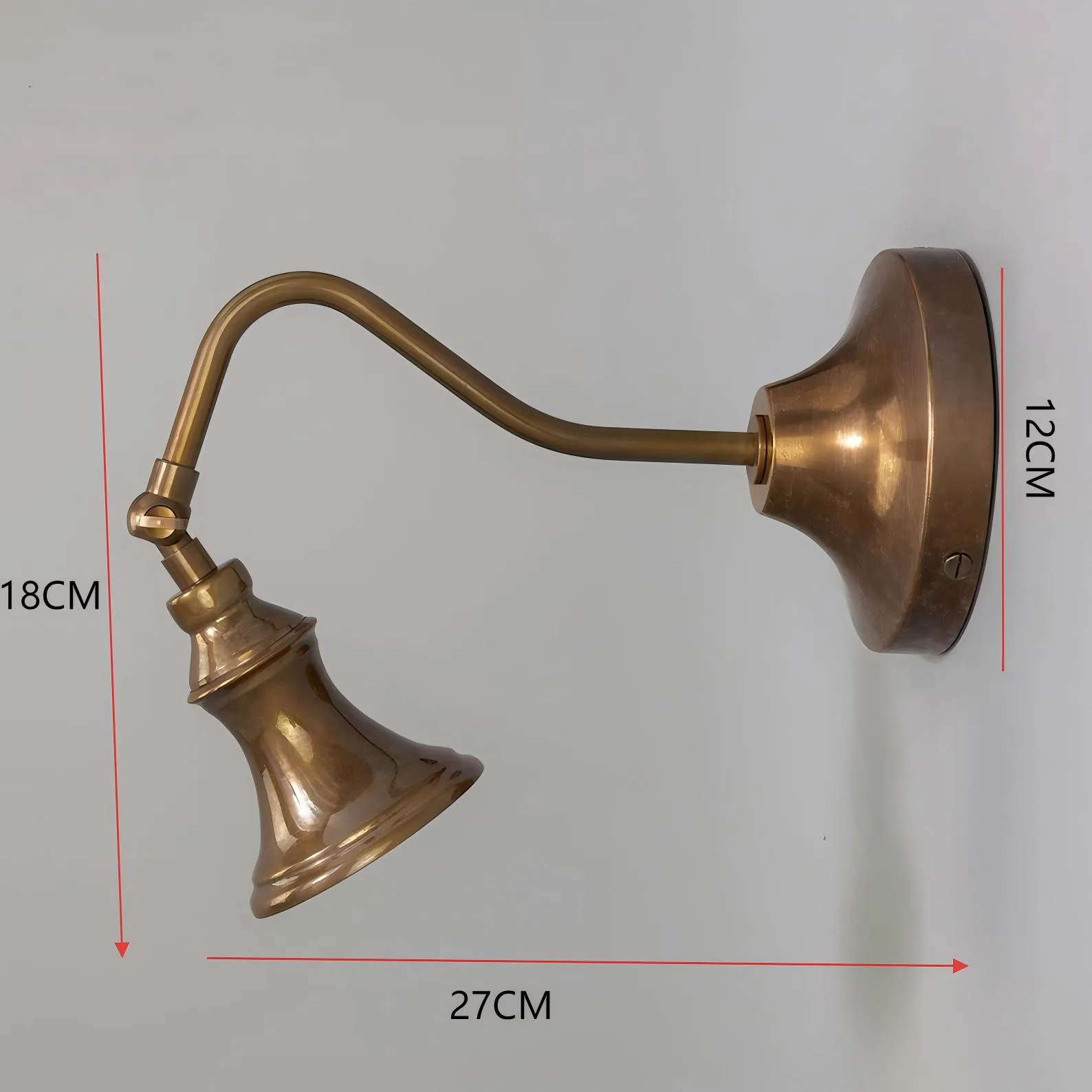 Pequena lâmpada de parede holofote cobre à prova dwaterproof água entrada corredor cabeceira estudo banheiro lâmpada teto decorativa