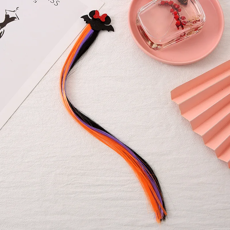 Épingle à cheveux pour enfants, décorations d'halloween, chauve-souris, citrouilles, fantôme, chat noir, Cosplay, pinces à cheveux, accessoires pour enfants
