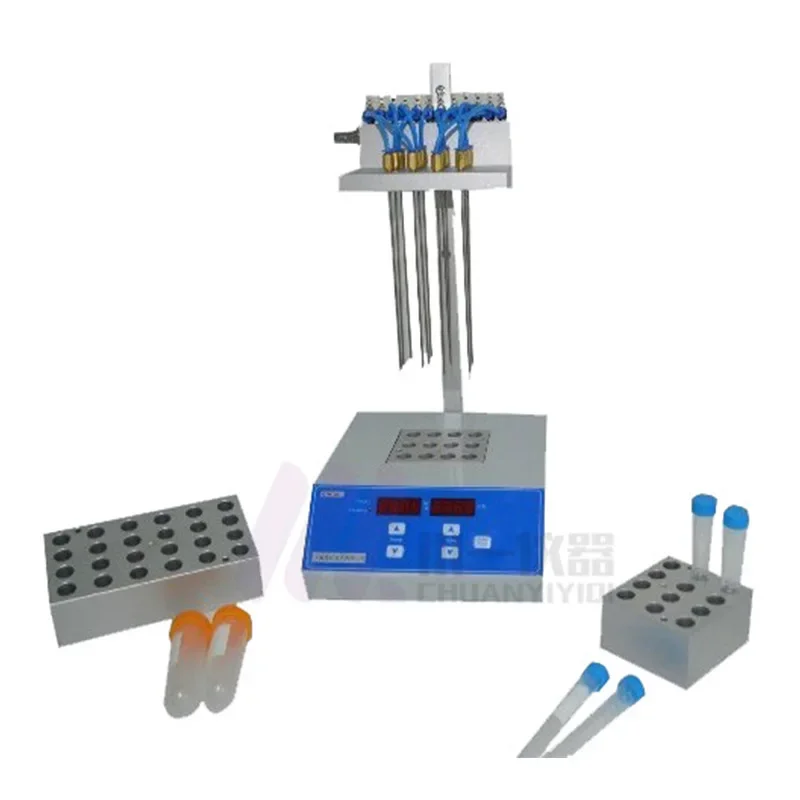 Dry square nitrogen blowing instrument 12-hole CYN100-1 nitrogen blowing  Laboratory sample extraction