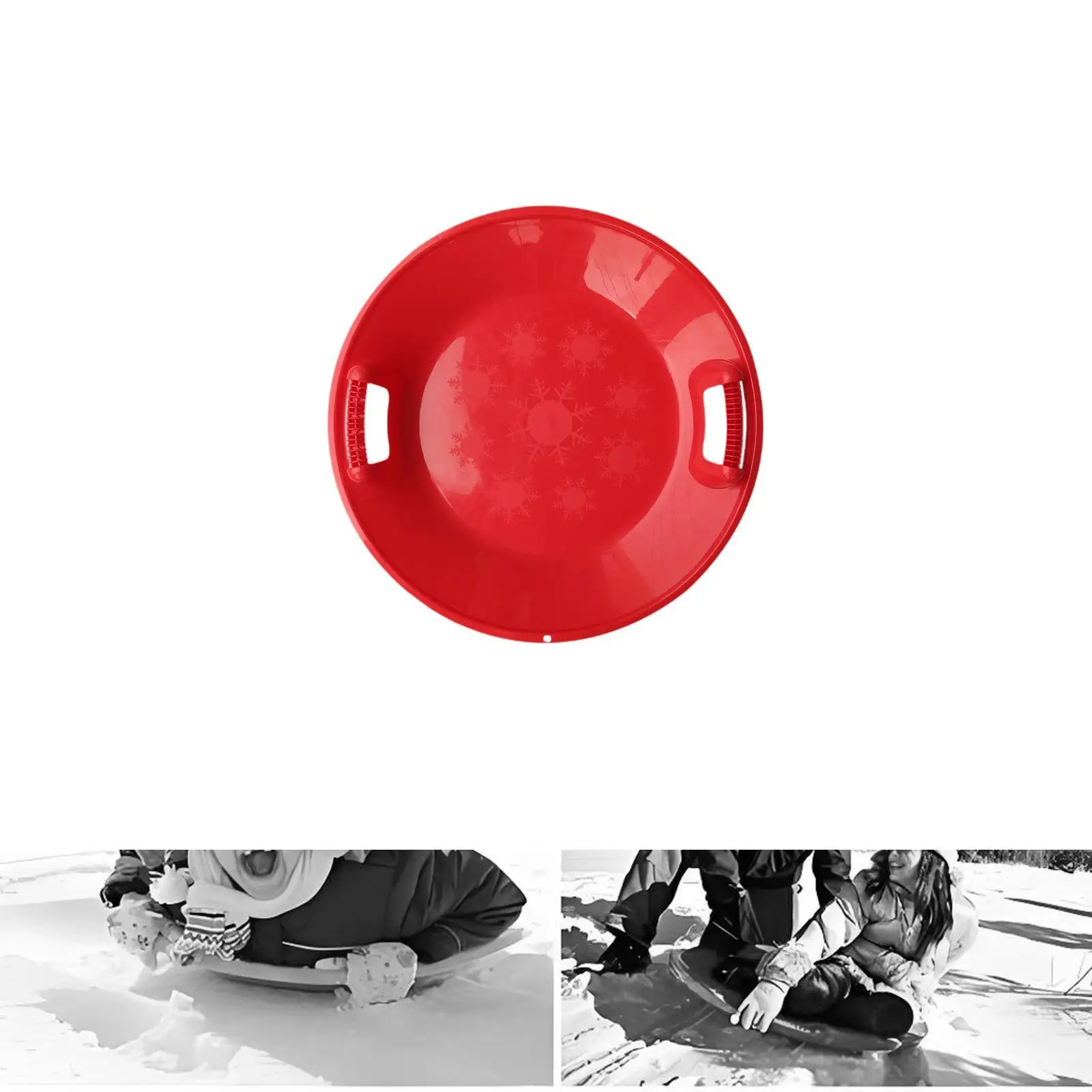 

Зимние санки-доска из HDPE с боковыми ручками для катания на улице, для детей