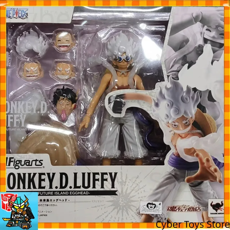 

In Shock Bandai S.H.Figuarts One Piece Monkey D. Luffy Gear 5 Nika WCF Anime Action Figure Finished Model Anime Action Toy Gift