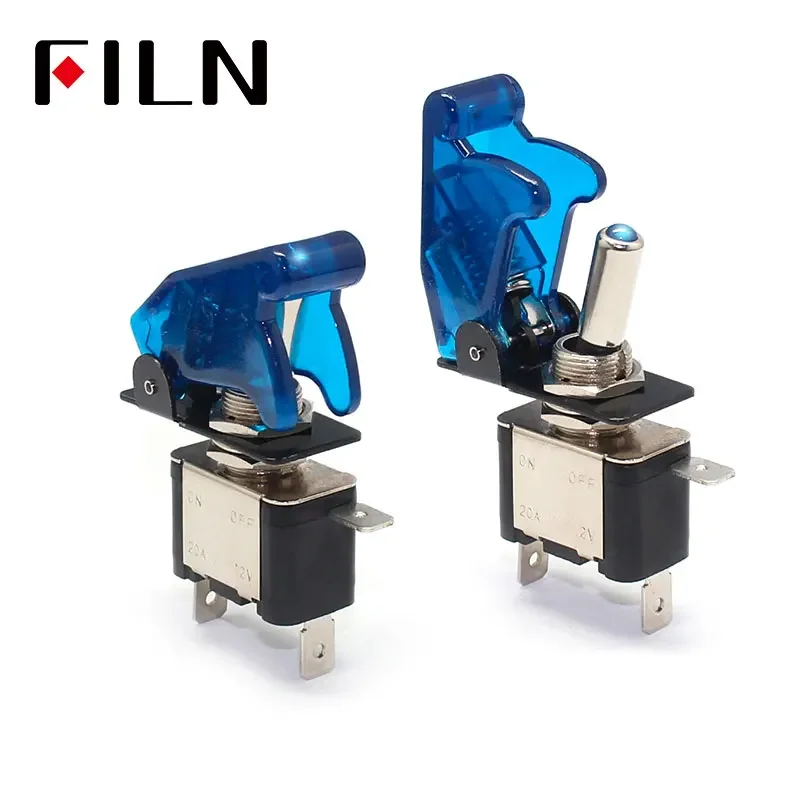 12V 20A Licht Kippschalter LKW Anhänger Zubehör LED Licht Zündungen Boost Marine Boot Racing Auto Schalter SPST Kippschalter – Detail 9