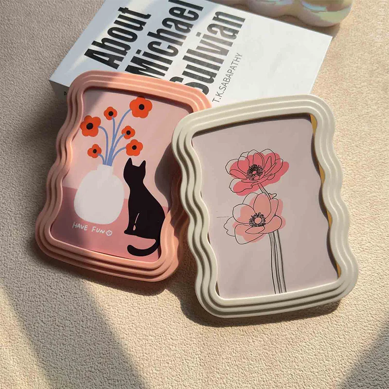 Marco de Fotos Decorativo Estilo Coreano, Adorno de Escritorio, Arte de Pared Creativo, Decoración para el Hogar Estilo Crema, Pequeño Adorno de Mesa