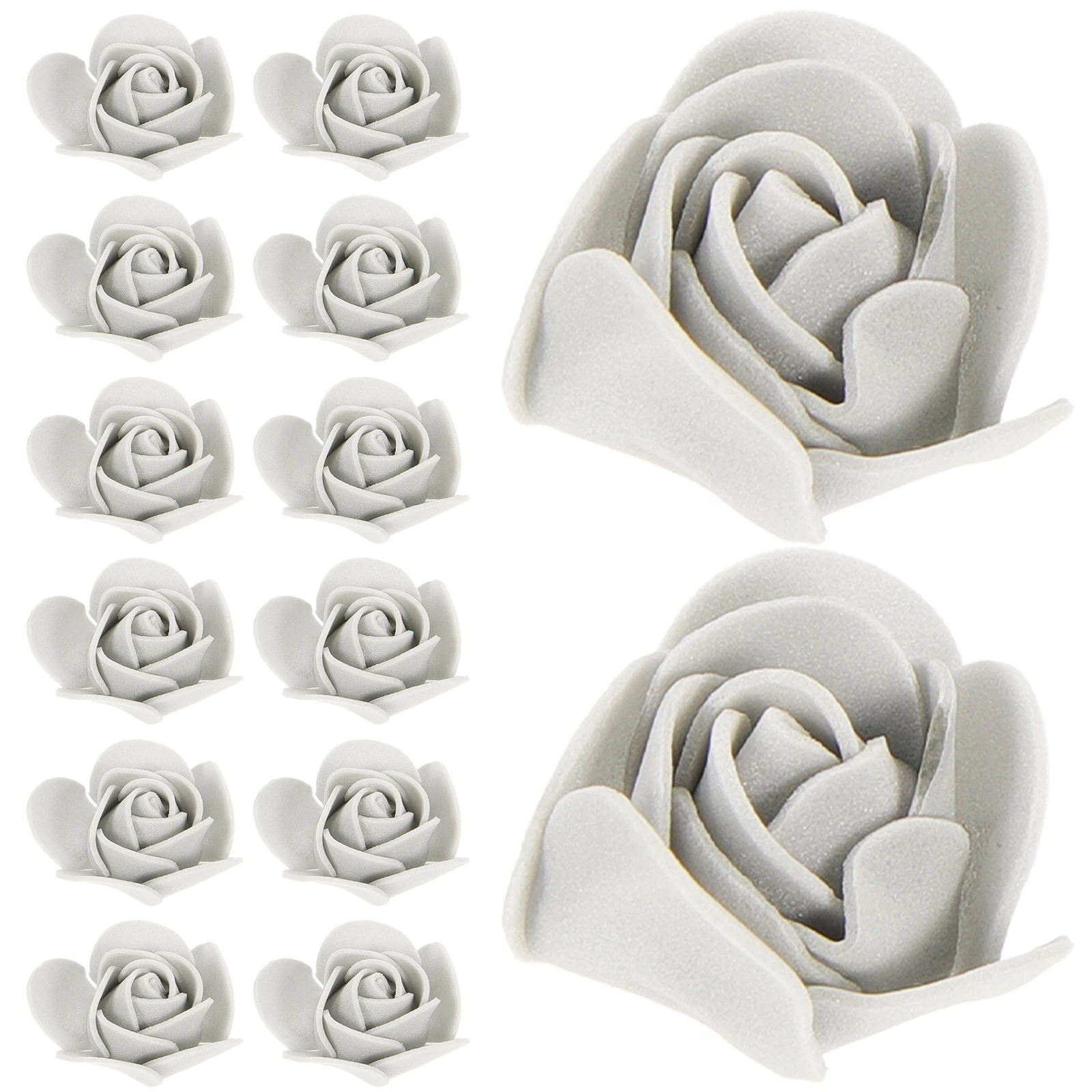 

Foam Flower Rose Mini Heads Artificial Roses Scent Diffuser for Home Office Aromatherapy Essential Oil DecorFlower Plant