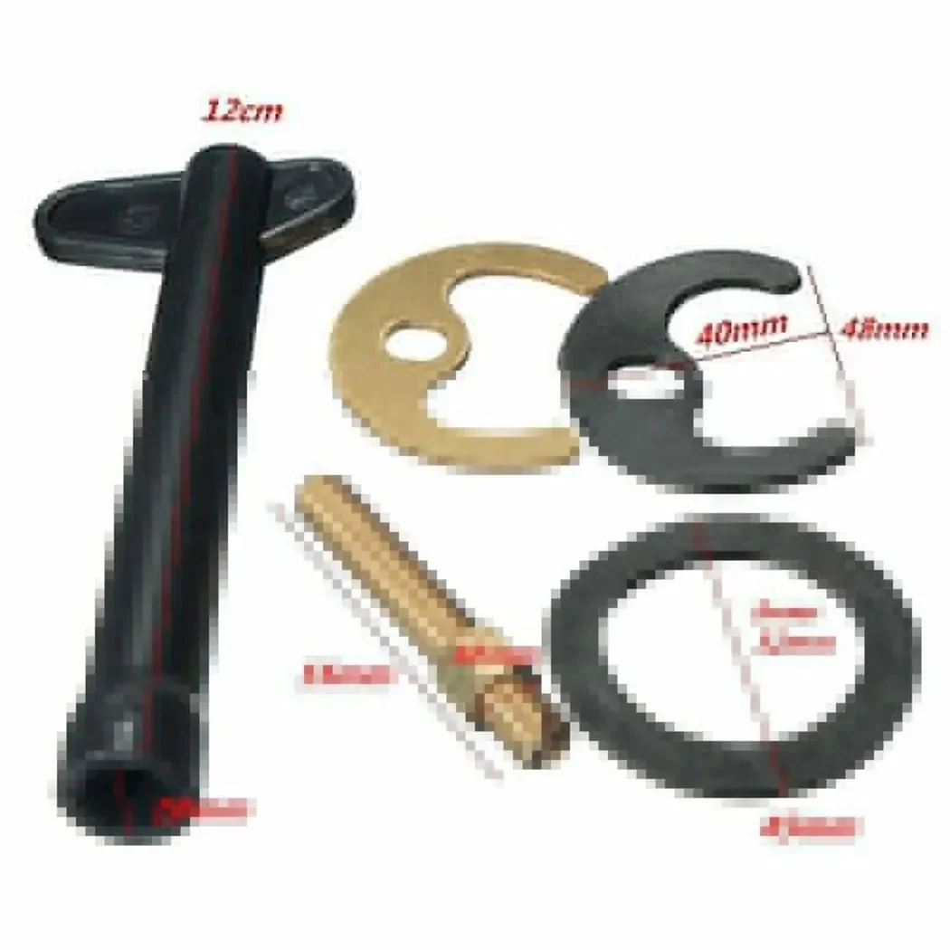 Tap Faucet Fixing Fitting Kit Bolt Washer Wrench Plate Kitchen Basin Tool Plastic Hexagonal Wrench For Repairing Faucets