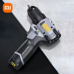 Xiaomi Deli Brushless Lithium Electric Drill Rechargeable12v28N.m Electric Drill Electric Screwdriver Drill Repair Power Tools