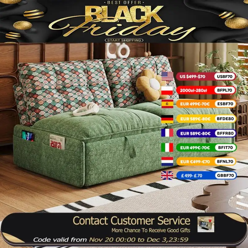 

European Living Room Sofas Aesthetic Designer Loveseat Lazy Lounge Sofa Bed Bedroom Recliner Sofa Wohnzimmer Furniture Home