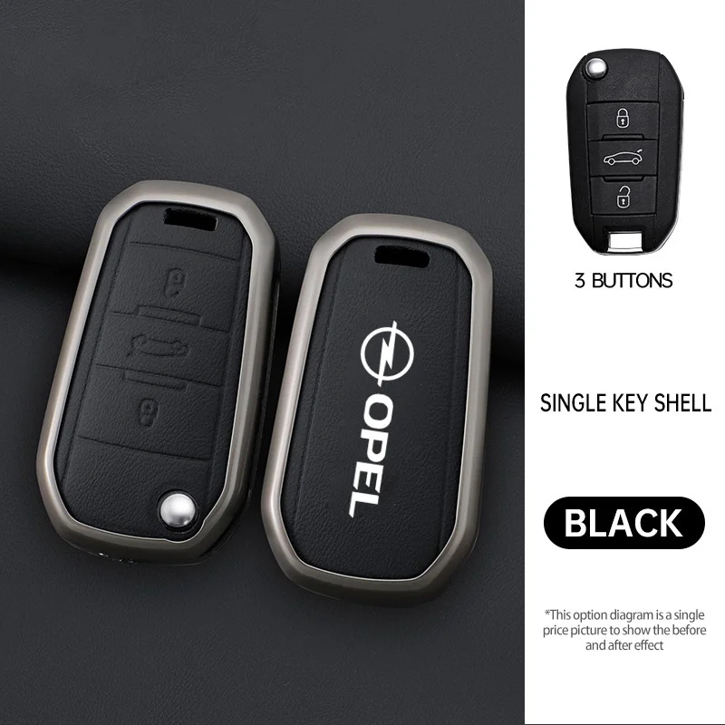 Funda Para Llave De Coche Compatible Con Opel Grandland X 2017-2023 | TPU 5 Colores | Antiarañazos