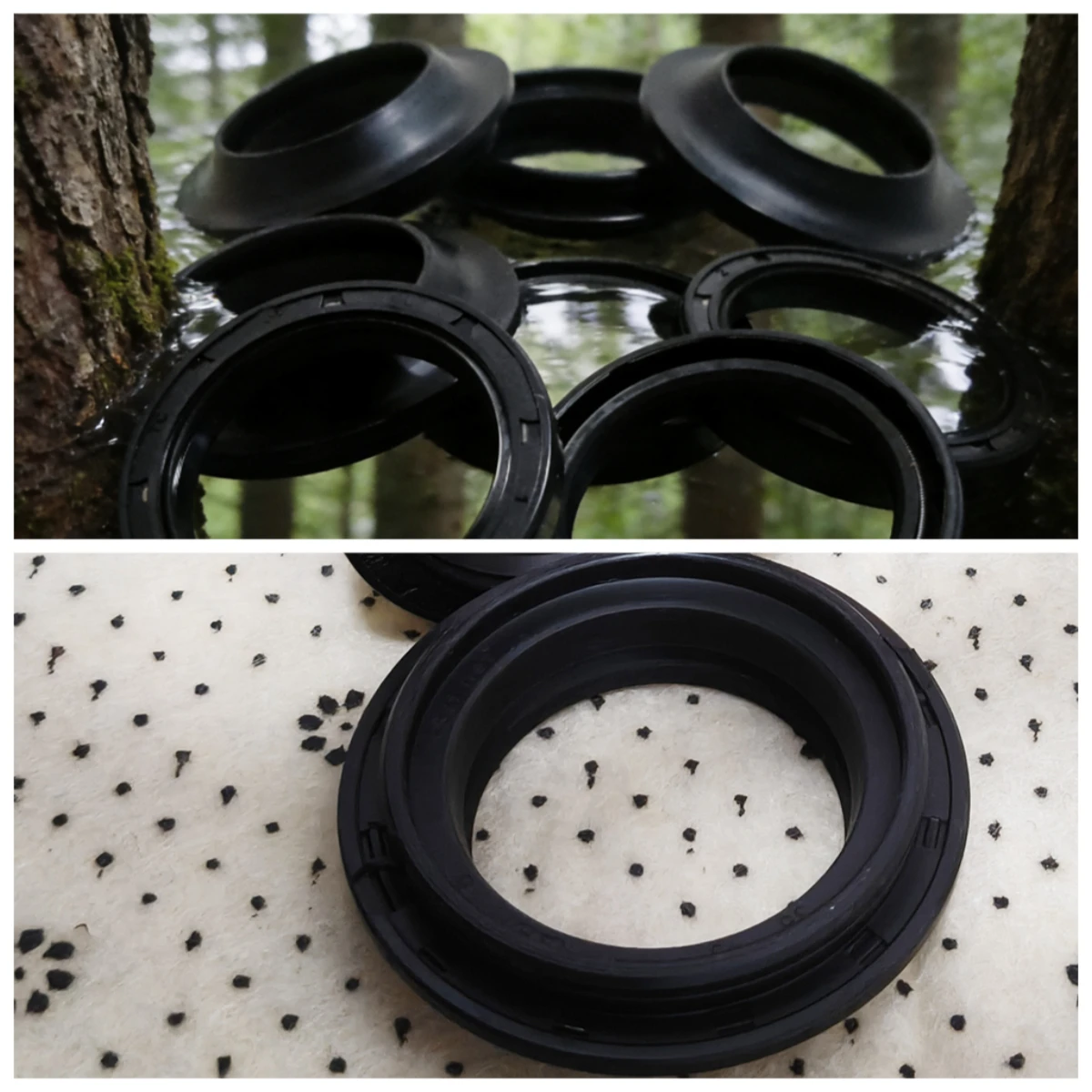 43*55 43x55x9.5/10.5 Motorcycle Front Fork Damper Oil Seal 43 55 Dust Cover For YAMAHA FZS10 FZ1 YZF1000 YZF-R1 YZF-R1V