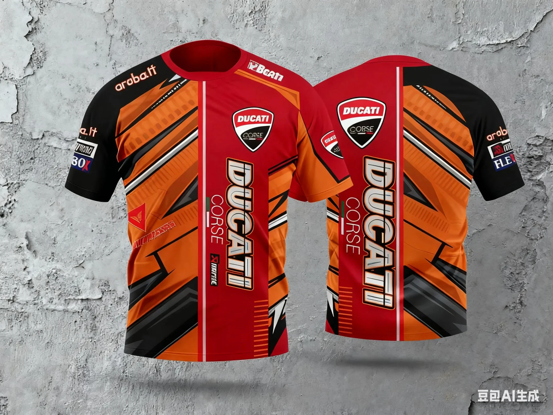 3D Printed T-shirt Men's Casual Short-sleeved Streetwear Popular Fashion Outdoor Racing Suit Top Motorcycle For Ducati Panigal
