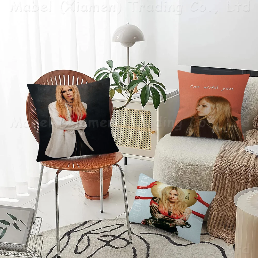 Avril Lavigne Pillow Cover For Bedroom Room And Living Room Sofa Decorative Cushion Cover