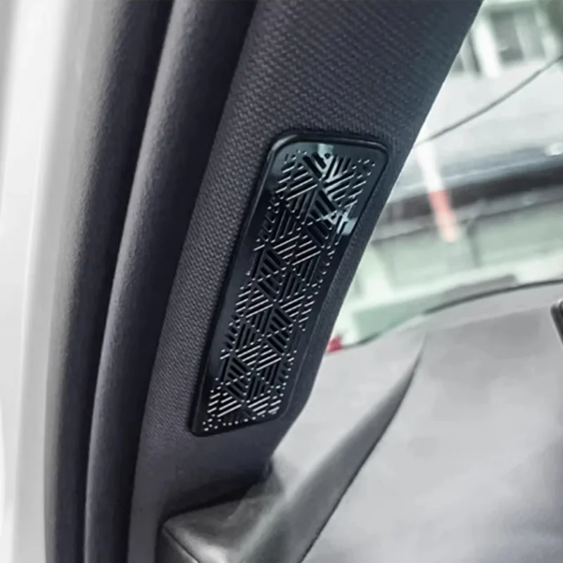 لسيارات BMW 5 series i5 G60 2020-2025 غطاء فتحة التهوية على شكل عمود من الفولاذ المقاوم للصدأ غطاء مزخرف لتكييف الهواء