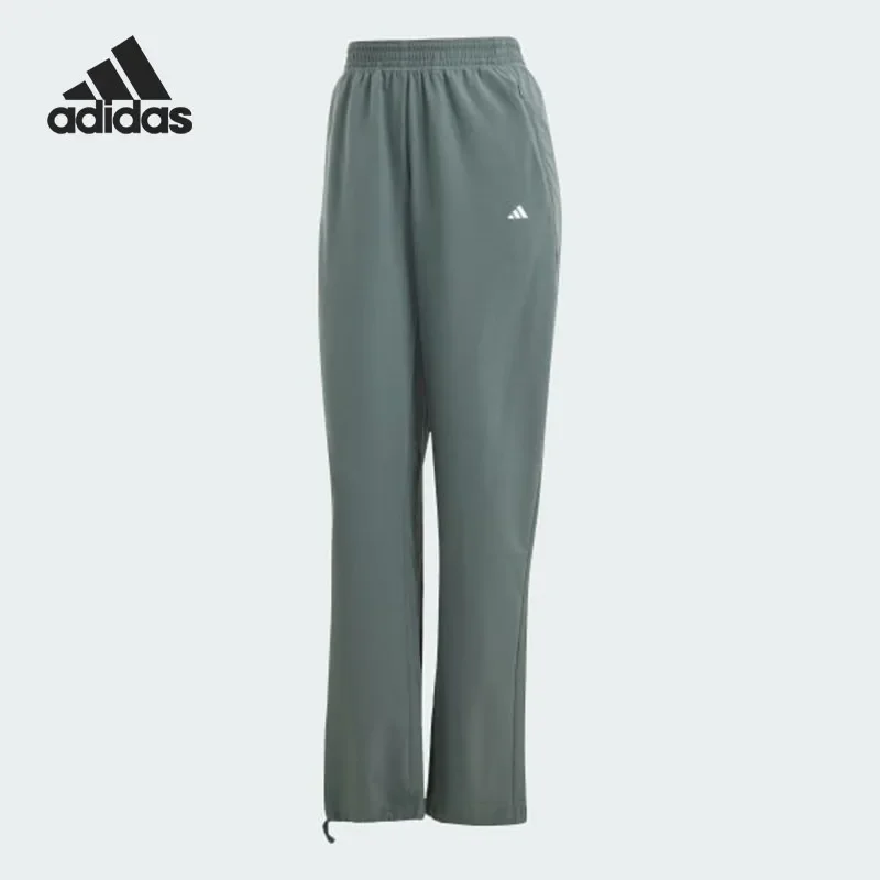 Adidas Quick Dry Woven Relaxed Waist Cuffed Jogger Hidden Back Pocket Marathon TrousersIT9171
