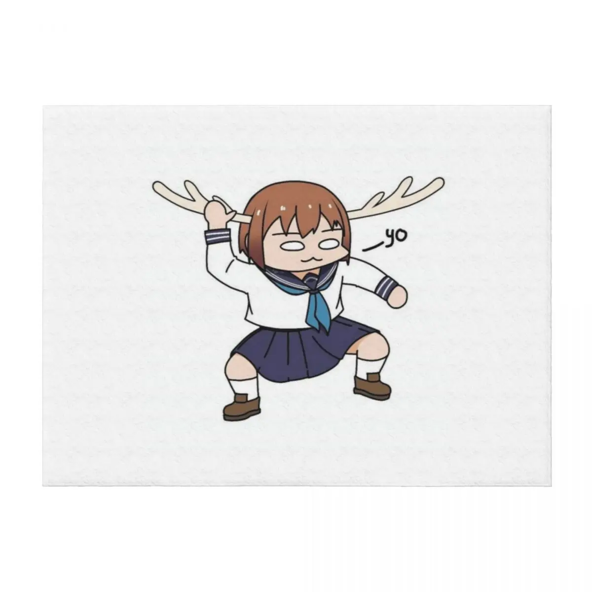 

Shikanoko Noko - My Deer Friend Nokotan Throw Blanket Heavy Blankets Sofas Of Decoration Flannel Fabric Blankets