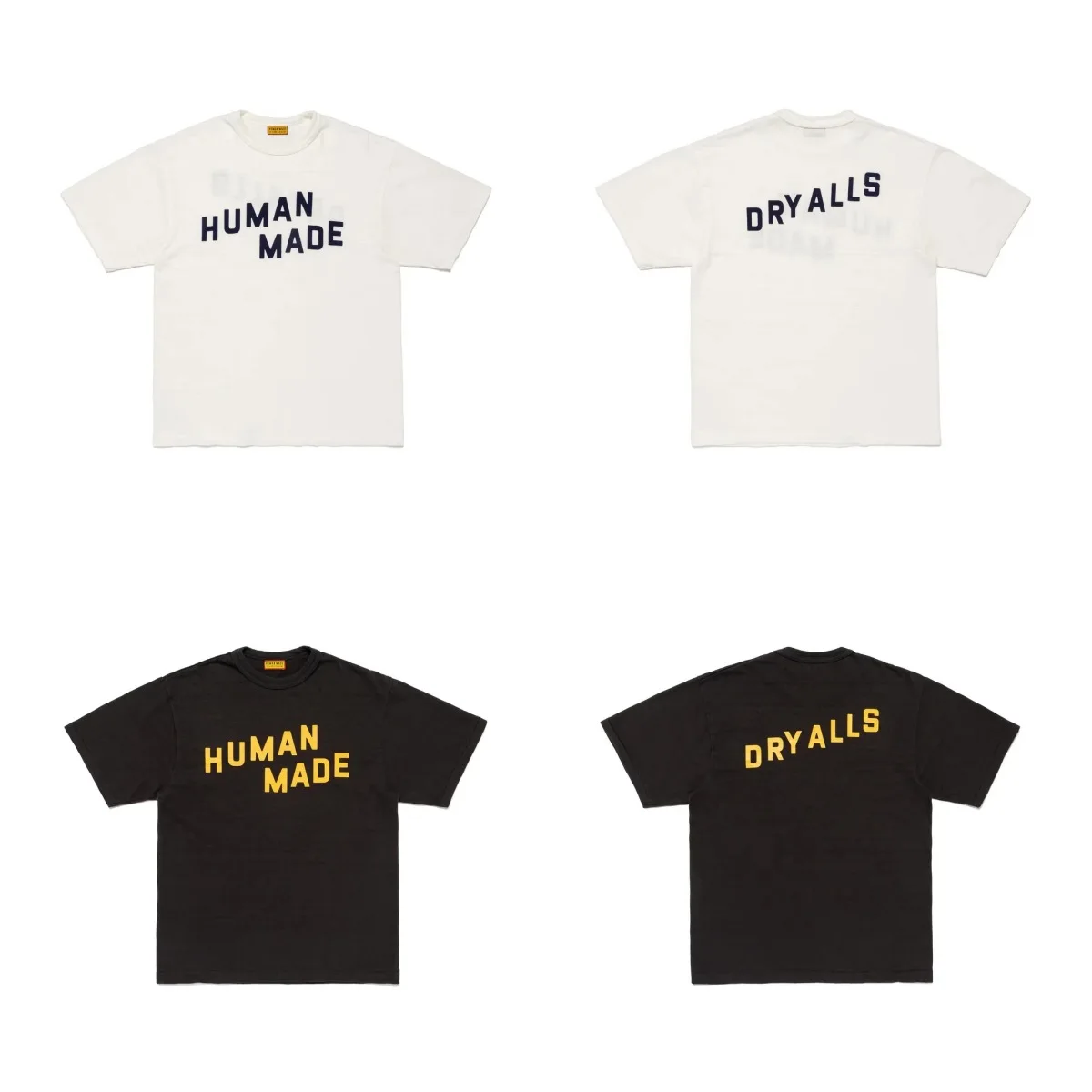 2026 Summer New HUMAN MADE 25SS Cute Animal Print Slub Cotton T-shirt Men Women Fashion Streetwear Tee Casual Top