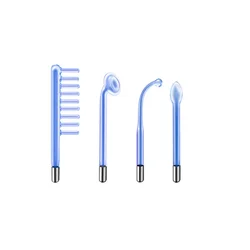 Replaceable Electrode Glass Tube High Frequency Facial Machine Spot Acne Removal Facial Lifting Spa Facial Beauty Devices Parts