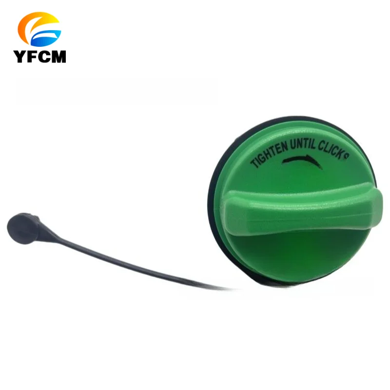 Excavator Parts 8C3Z-9030-C Green Diesel Fuel Tank Cap with Tether for Ford FC1068