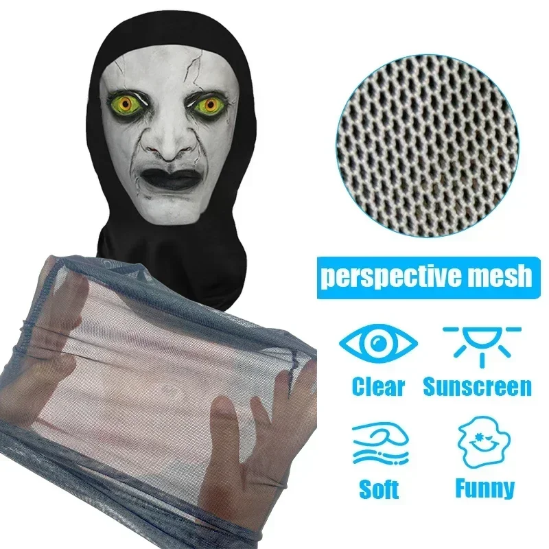 New Creative Headpiece Halloween Carnival Funny Headgear Cosplay Costume Comical Wig Mask Prank Props Party Decoration