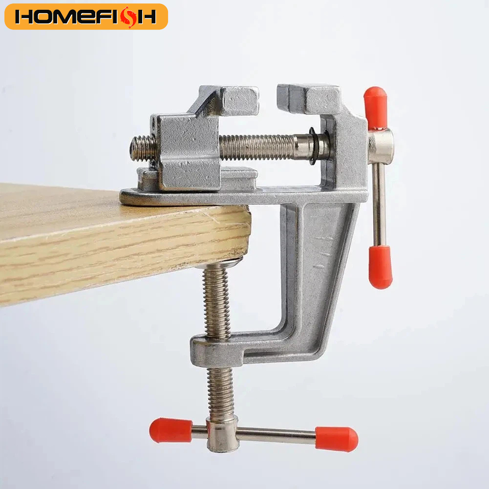  New Mini Bench Vise Muliti-Funcational Aluminum Miniature On Pliers Jewelers Small Clamp Tool Hobby Flat Vice Table S8I3 