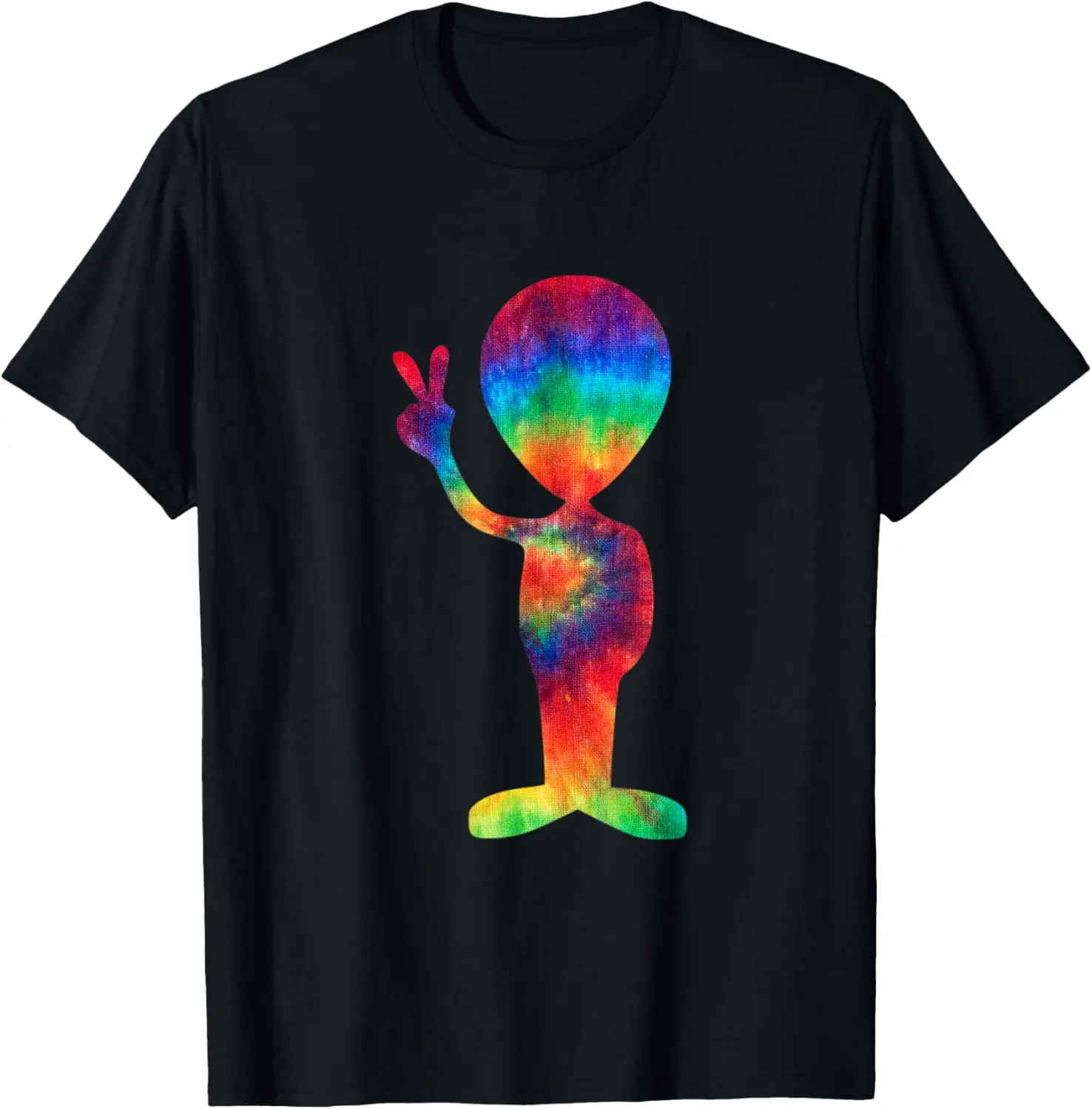 Tie Dye Alien Tie Dyed Space Exploration Spaceship T Shirt T-Shirt