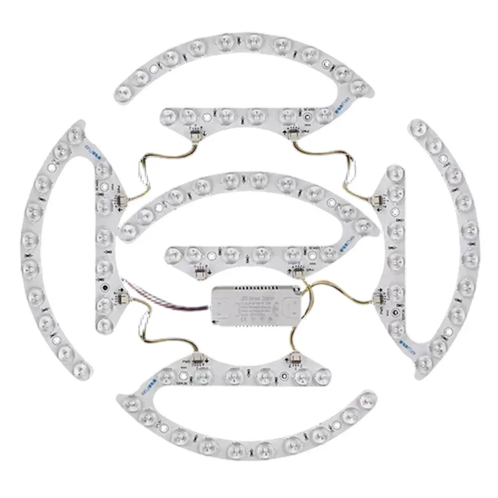 Dimmable LED Module for Ceiling Lighting 220V 72W 96W 120W 144W 3-Color CCT Switching Magnetic Installation 6000K 4000K 3000K
