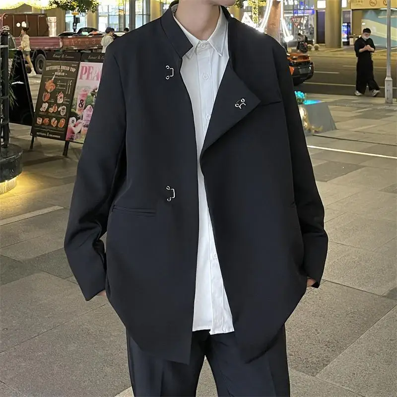 

Large Size 300 Pou New Chinese Sle Men's Suit Jaet Spring Autumn Lightweight Maturi Wind Zhongan Coat Haome Sta...