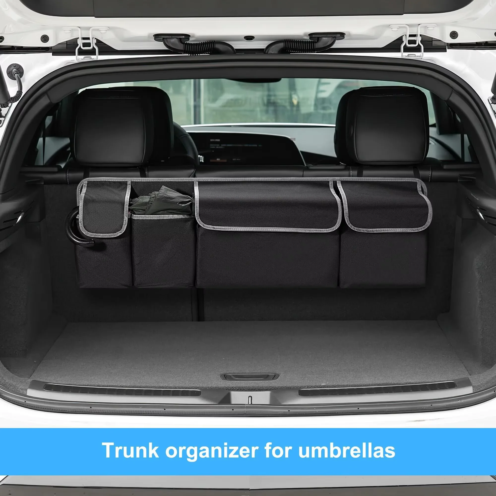 Car Trunk Organizer Backseat Storage Bag High Capacity Multi-use Oxford Car Seat Back Organizers Automobile Interior image 2