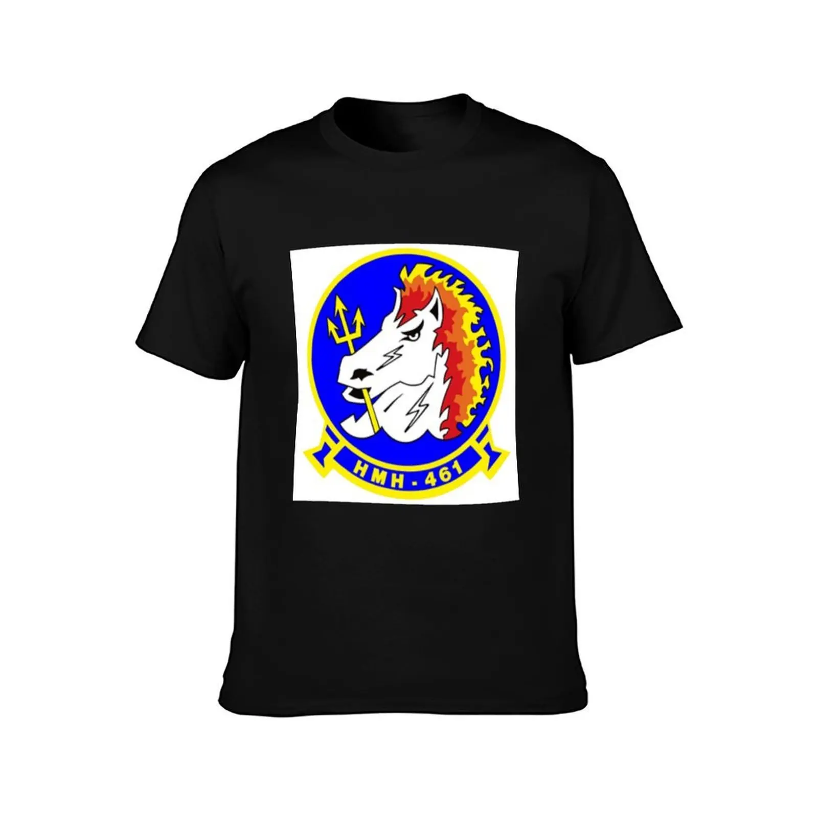 HMH-461Heavy Helicopter Squadron 461 Sticker T-Shirt Basic Comfort Fit T-Shirt for Men