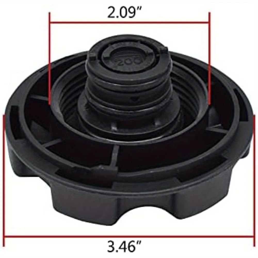 Tampa do tanque de transbordamento de expansão do líquido refrigerante do radiador 200 KPA compatível com BMW E90 E60 F10 F01 E70 17117639021 (200bar)