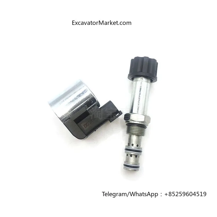 For HYUNDAI 225-7 Solenoid Valve Coil Spool LIUGONG LG922 925 Rotary Pilot Solenoid Valve Spool durable  Excavator Parts