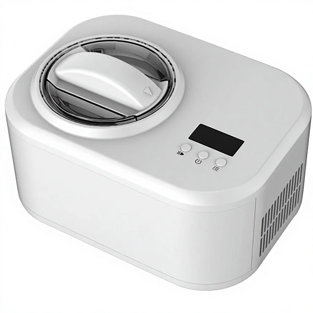 Electric Ice Cream & Gelato Makers with Built-in Compressor Automatic Function for Household Use