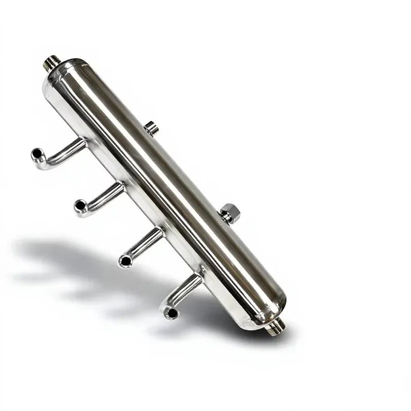 300 Series Stainless Steel Wall Mounted Boiler Diverter Hydraulic Distributor Coupler Water Tank Pressure Floor Heating