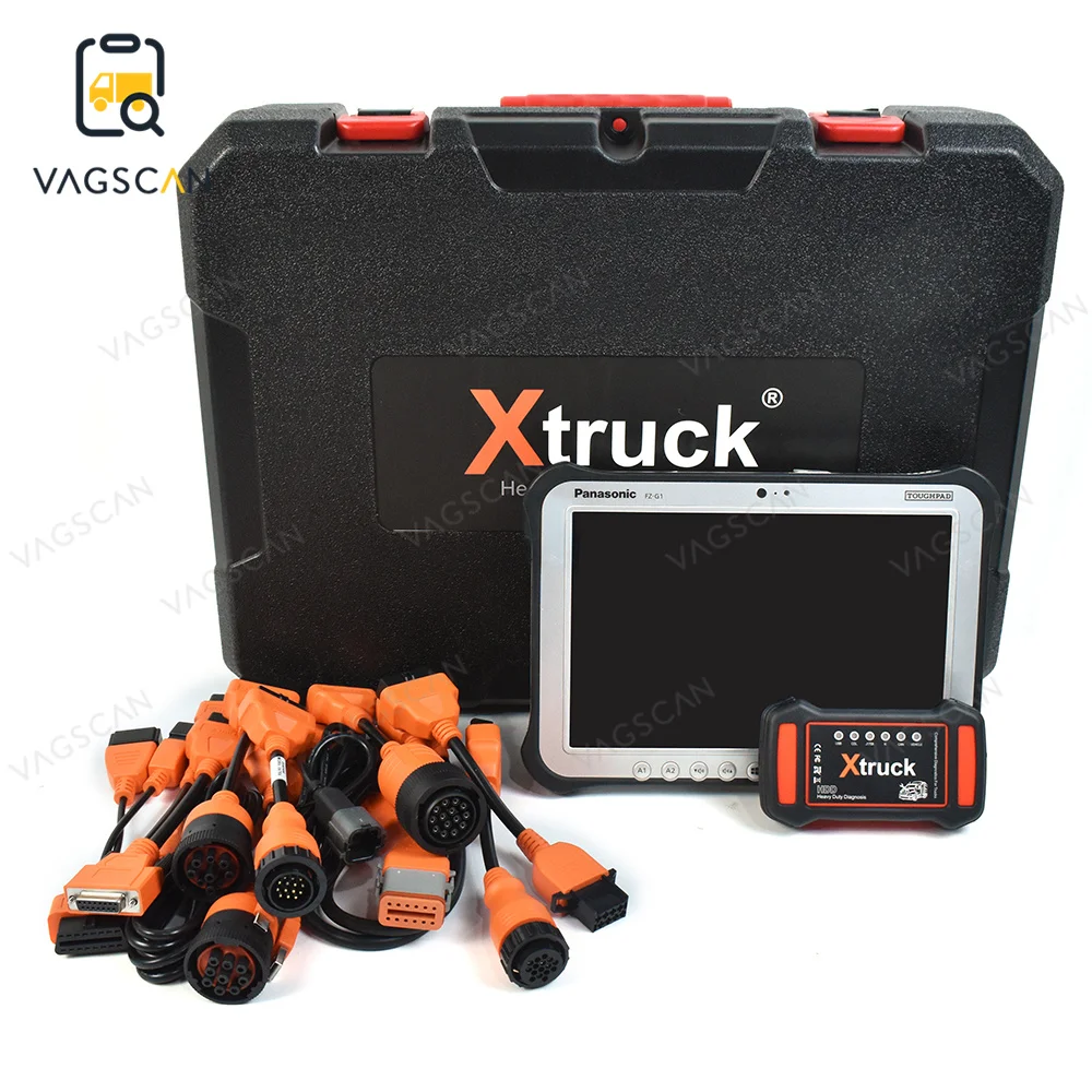 Diagnostic Tools Auto Repair for X-truck Y009 Universal Diesel Truck Diagnostic Scanner Kit FZ-G1 tablet