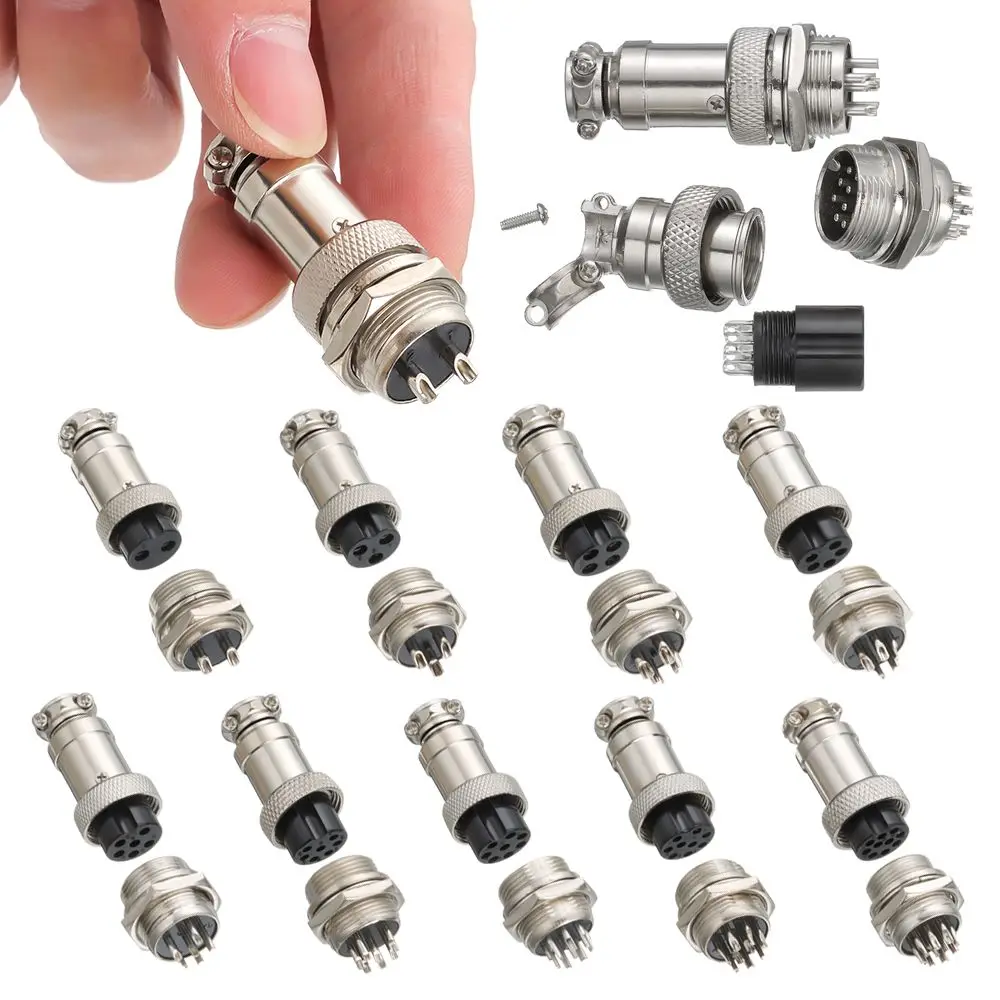 Accessories Mount Adapter  Cable Connector Aviation Plug GX16 M16 Male / Female
