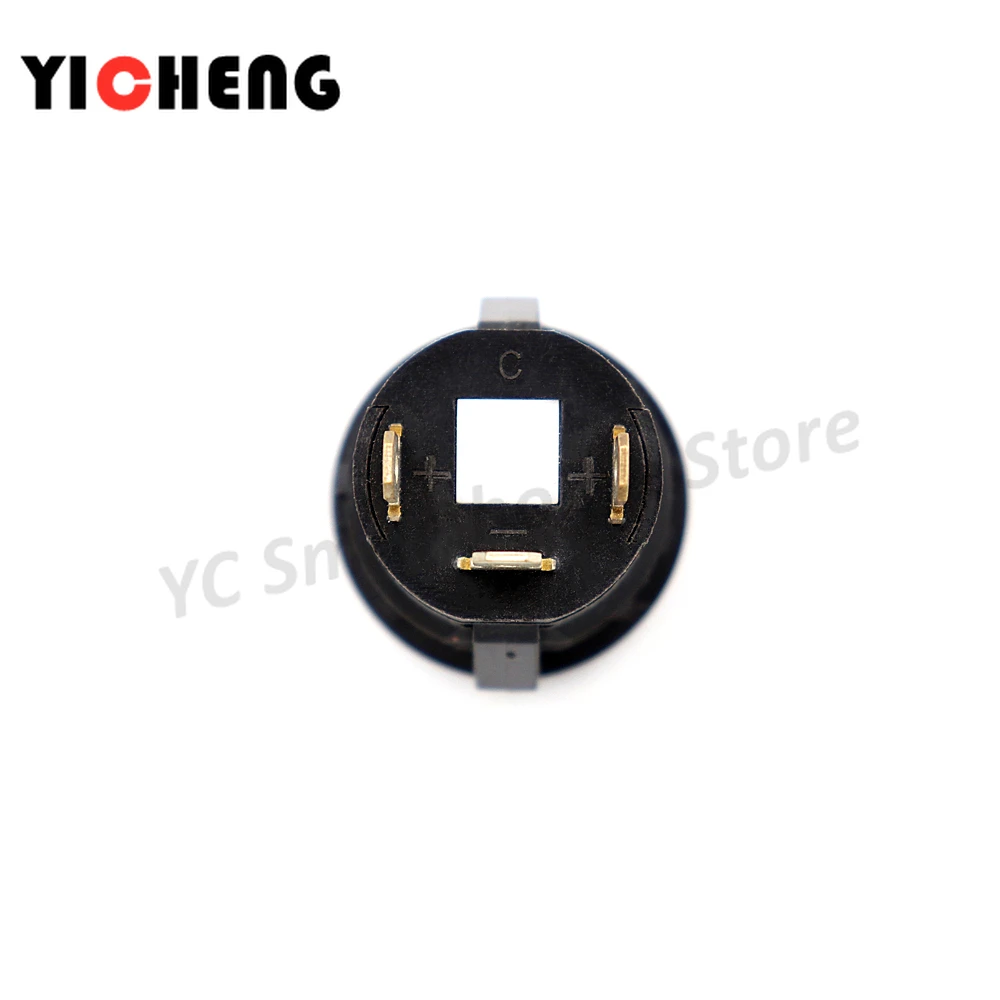 3Pcs 22MM mounting hole Stroller Power Start Switch One-key Start Round Button Electric Car Motorcycle Accessories