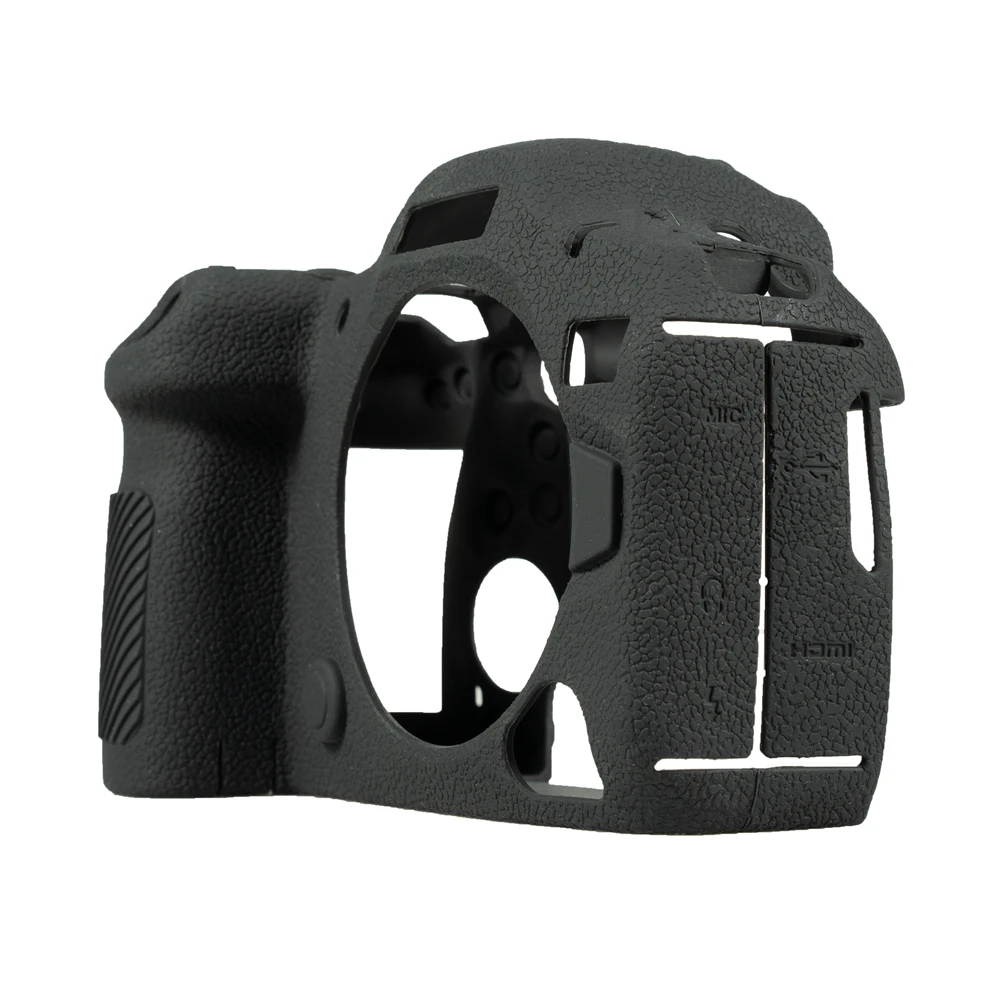 حافظة من السيليكون المطاطي R5II غطاء حماية للجسم لكاميرا Canon EOS R5 Mark II R5 II بدون مرآة