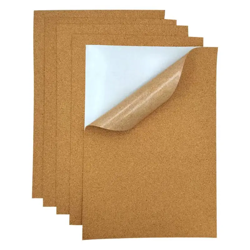 2/4/8Pcs Cork Board 11.81X 8.27inch , 2mm Thick Brown Cork Board Rectangular Wood Block Suitable for Bulletin Boards, Wooden Mats, Coasters, Placemats, Office, Kitchen, Restaurant, DIY Craft Materials