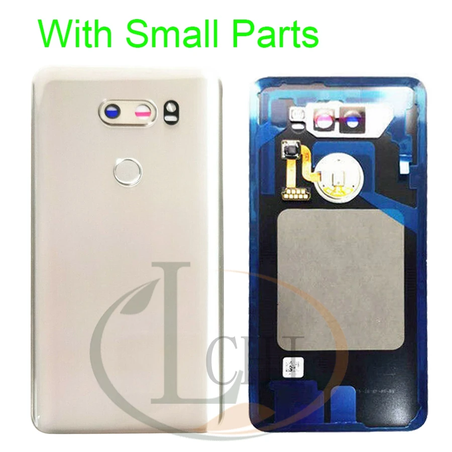 For LG V30 Battery Cover Door Rear Glass Housing Case For LG V30 Back Cover H930DS VS996 Battery Cover Replacement Parts