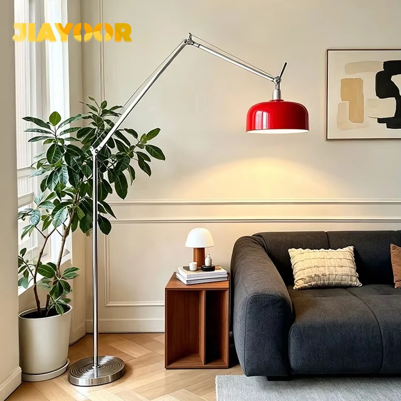 Italian Minimalist Swing Arm Led Floor Lamp Suitable For Home Decoration In Living Rooms Sofas Bedrooms And Lighting Fixtures