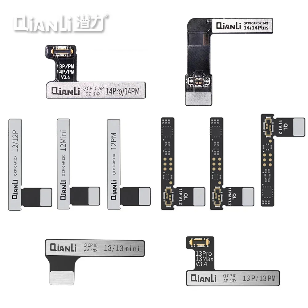 Qianli iCopy Plus Battery Dot Matrix Face ID Flex Cable Ture Tone Virbrator Repair Board For iPhone X XR XS 14 13 12 11 Pro Max