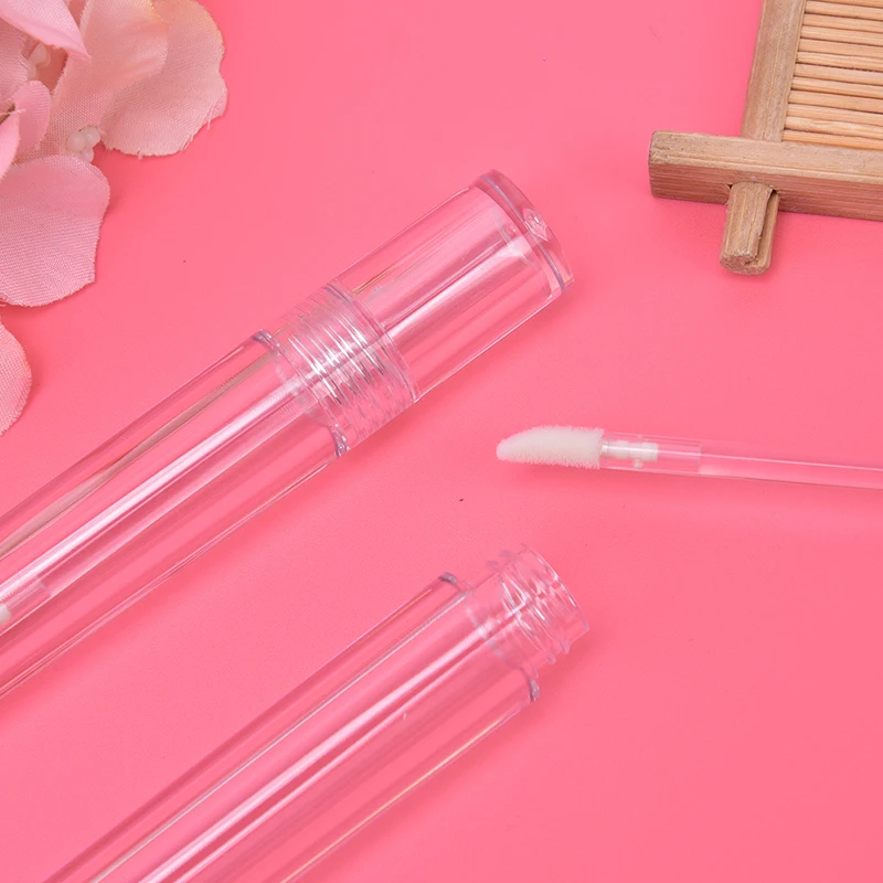 1Pcs 5ml Empty Lip Gloss Tubes Lip Container Plastic PET Clear Balm Bottle