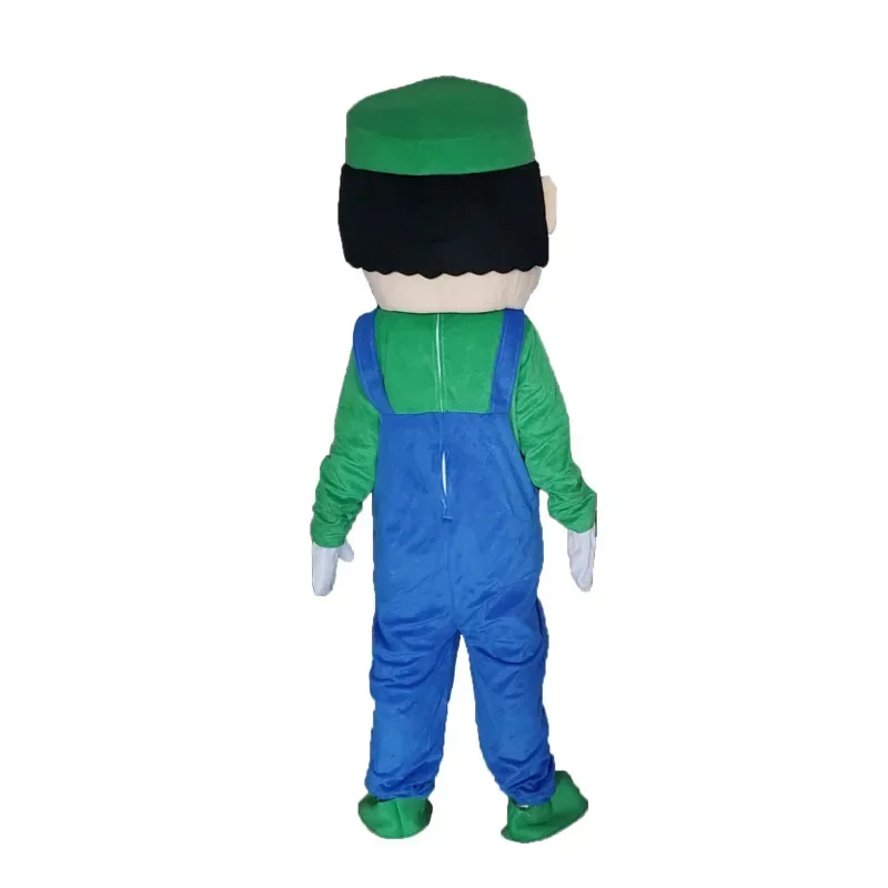 

Adult Super Mascot Costume Fancy Dress Lovely Brothers Cosplay Outfit for Halloween Christmas Party Size Adult