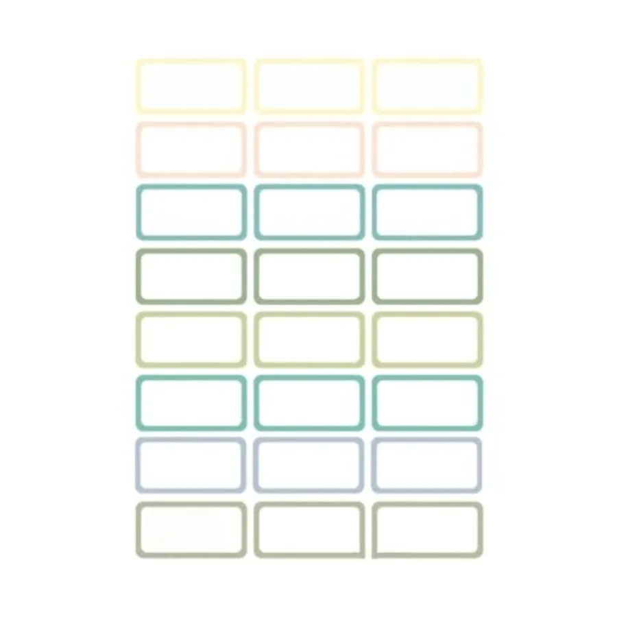 

Removable Waterproof Label Stickers for Storage Bins Food Containers Jars Clear Transparent Labels with Easy Peel Off Feature